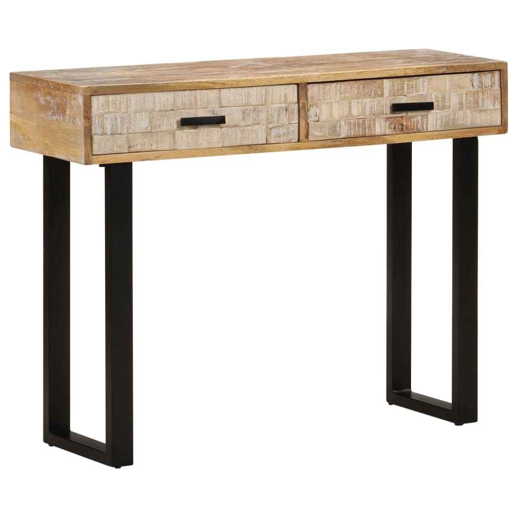 vidaXL Konzolni stol 100 x 30 x 75 cm od masivnog drva manga