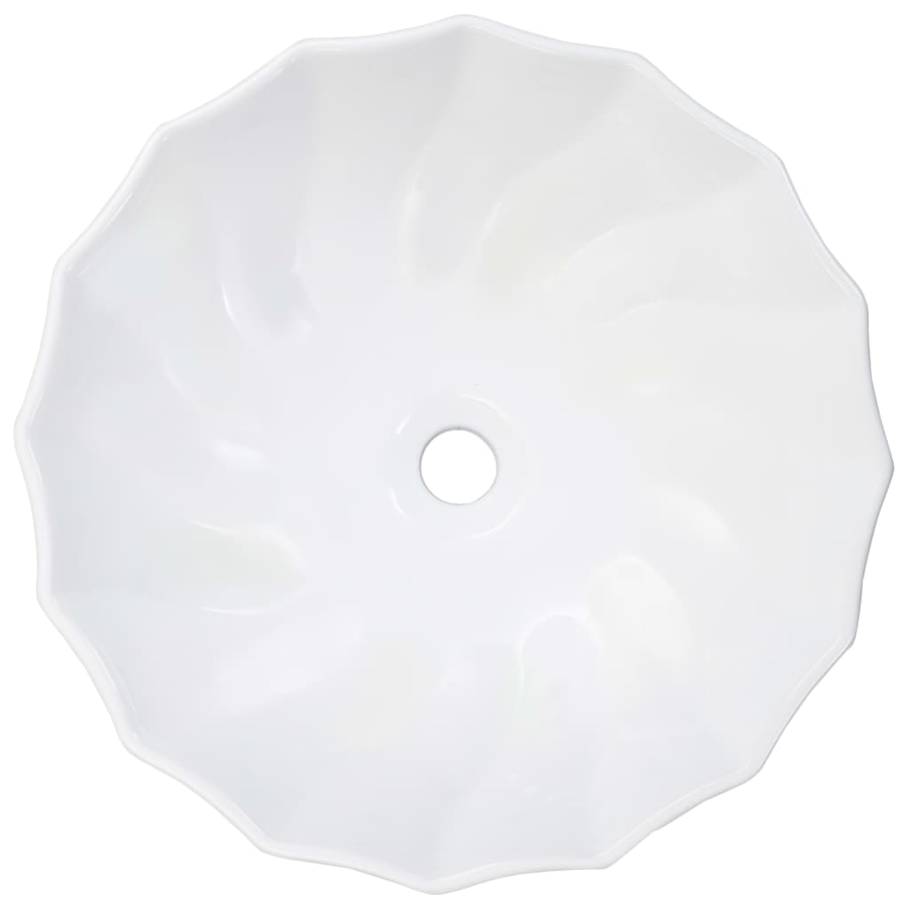 vidaXL Umivaonik 46 x 17 cm keramički bijeli