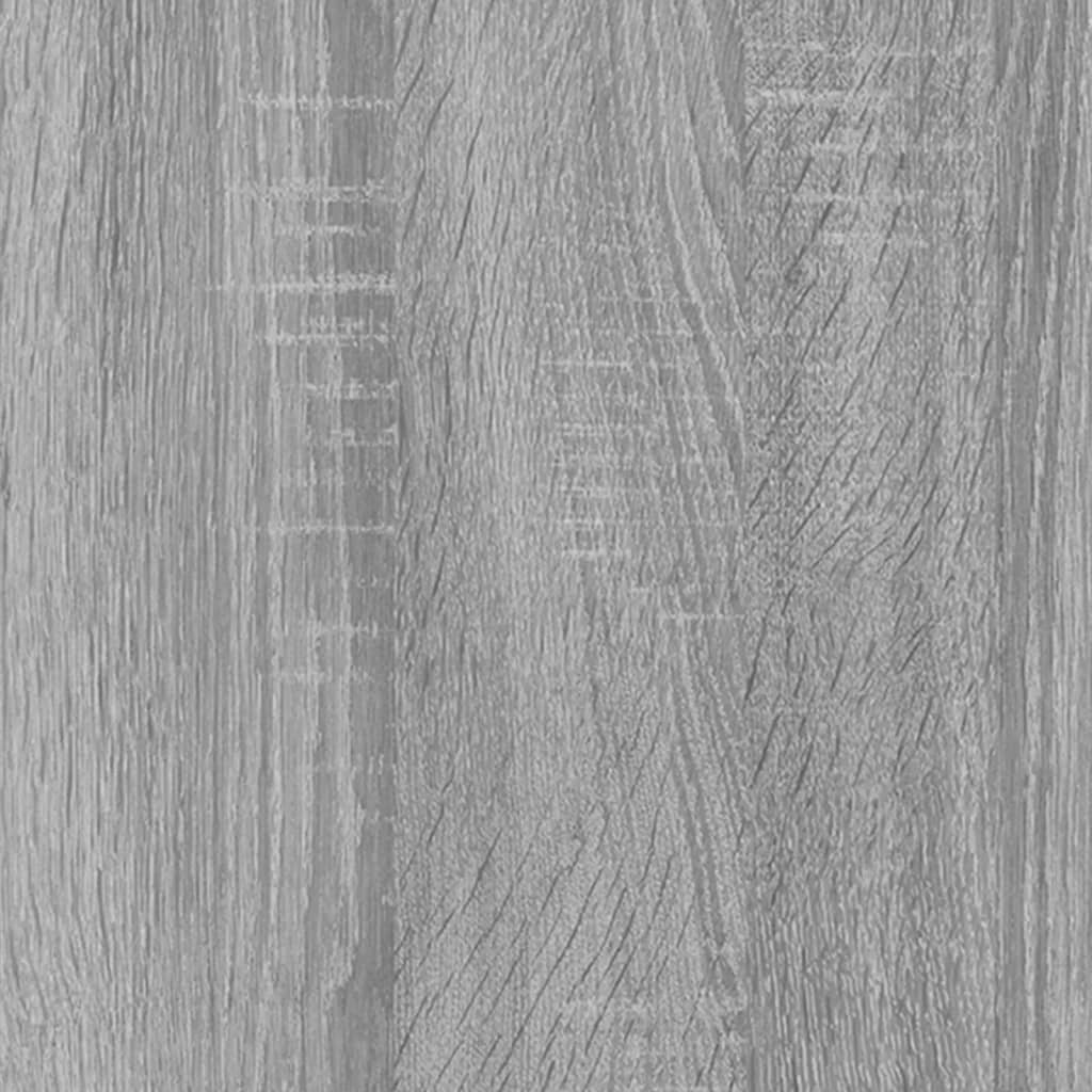 vidaXL Visoka komoda sonoma siva 34,5x32,5x180 od konstruiranog drva