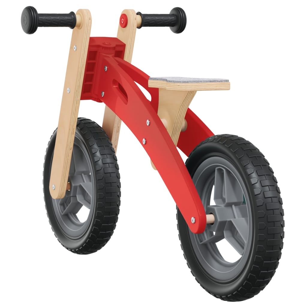 vidaXL Dječji bicikl za ravnotežu crveni