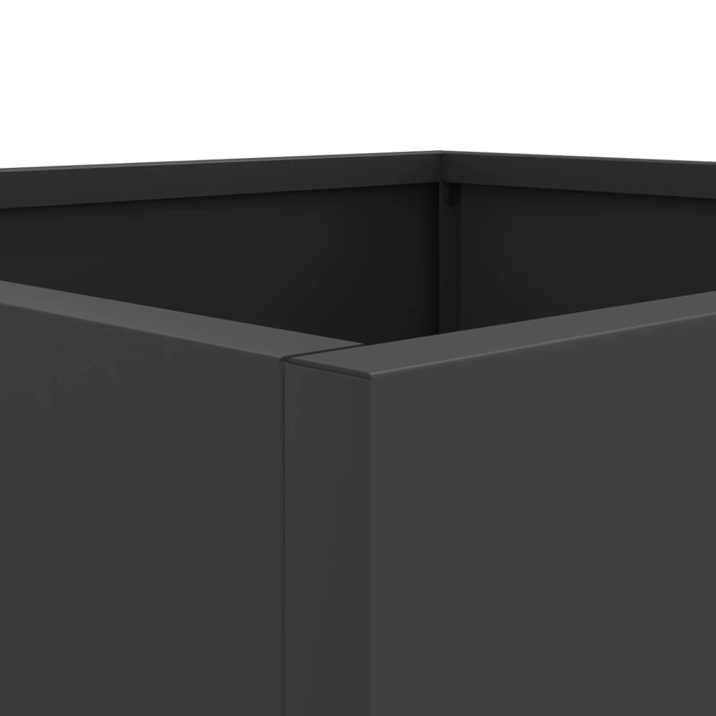 vidaXL Sadilica crna 42 x 40 x 39 cm od hladno valjanog čelika