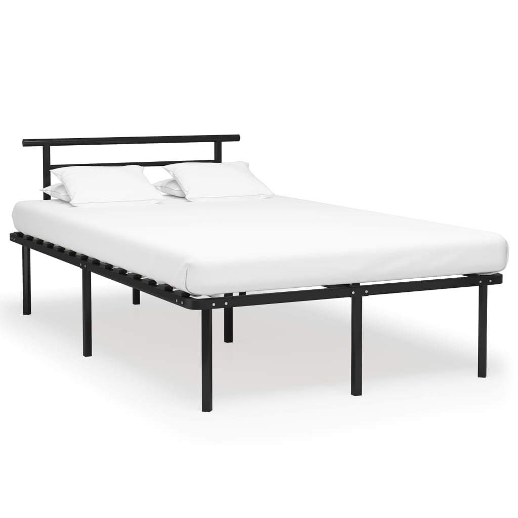 vidaXL Okvir za krevet crni metalni 120 x 200 cm