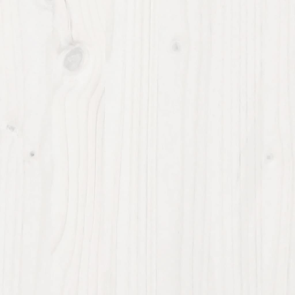 vidaXL Stol za sadnju s policama bijeli 108x45x86,5 cm od borovine