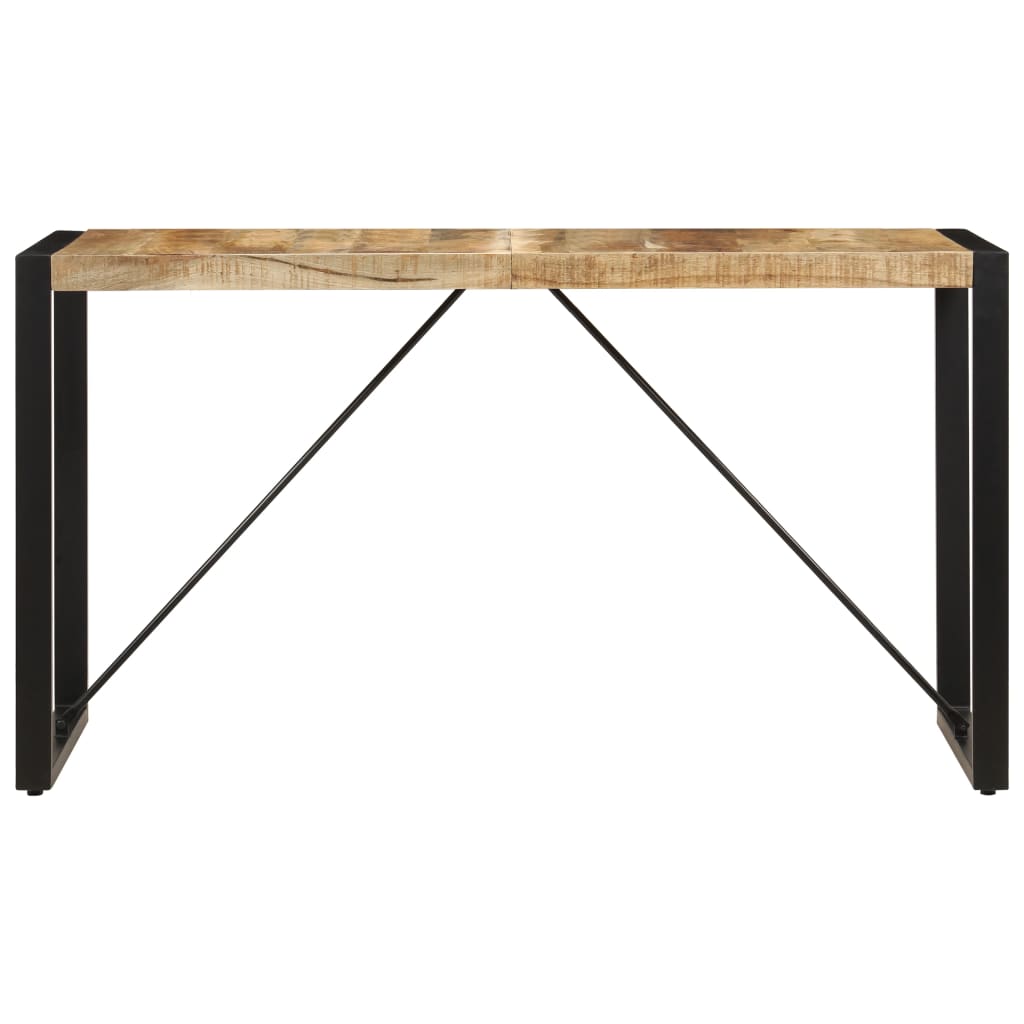 vidaXL Blagovaonski stol od masivnog drva manga 140 x 70 x 75 cm