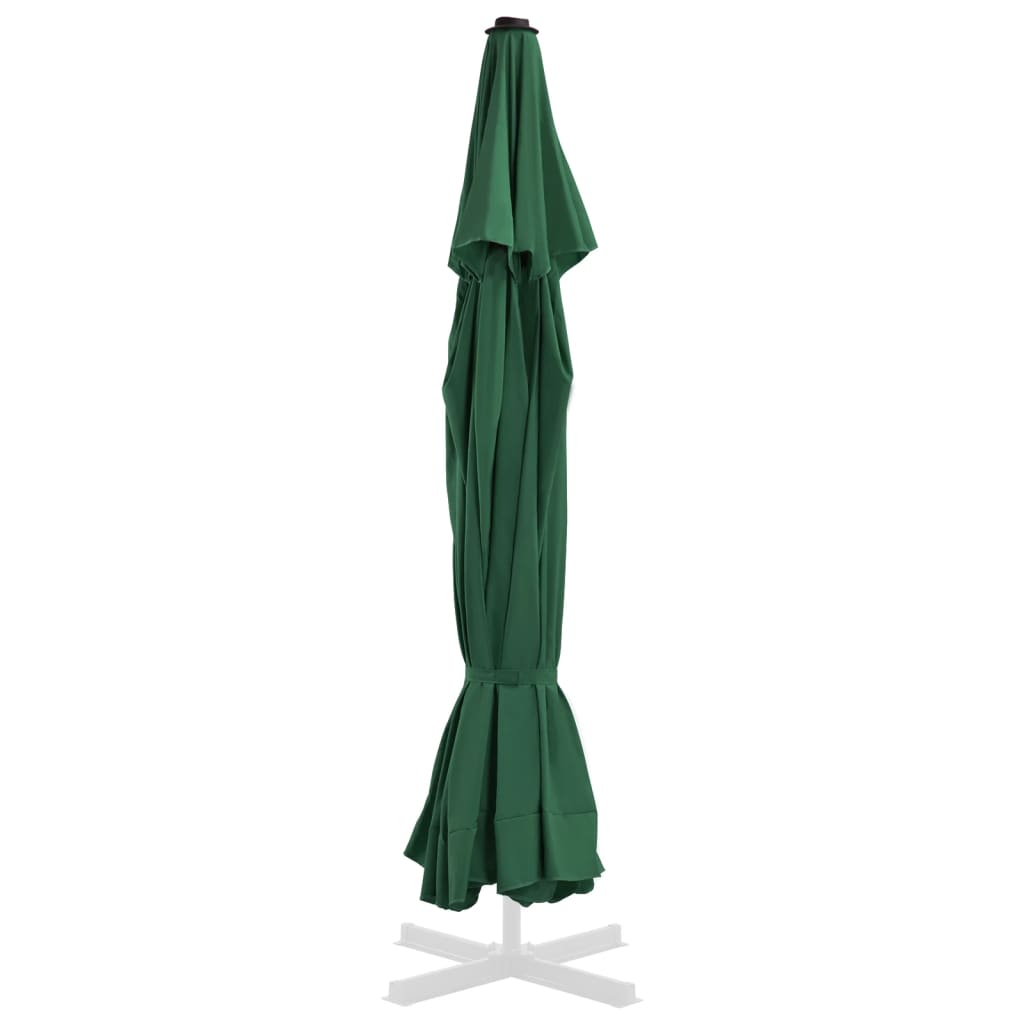 vidaXL Zamjenska tkanina za vrtni suncobran 500 cm zelena