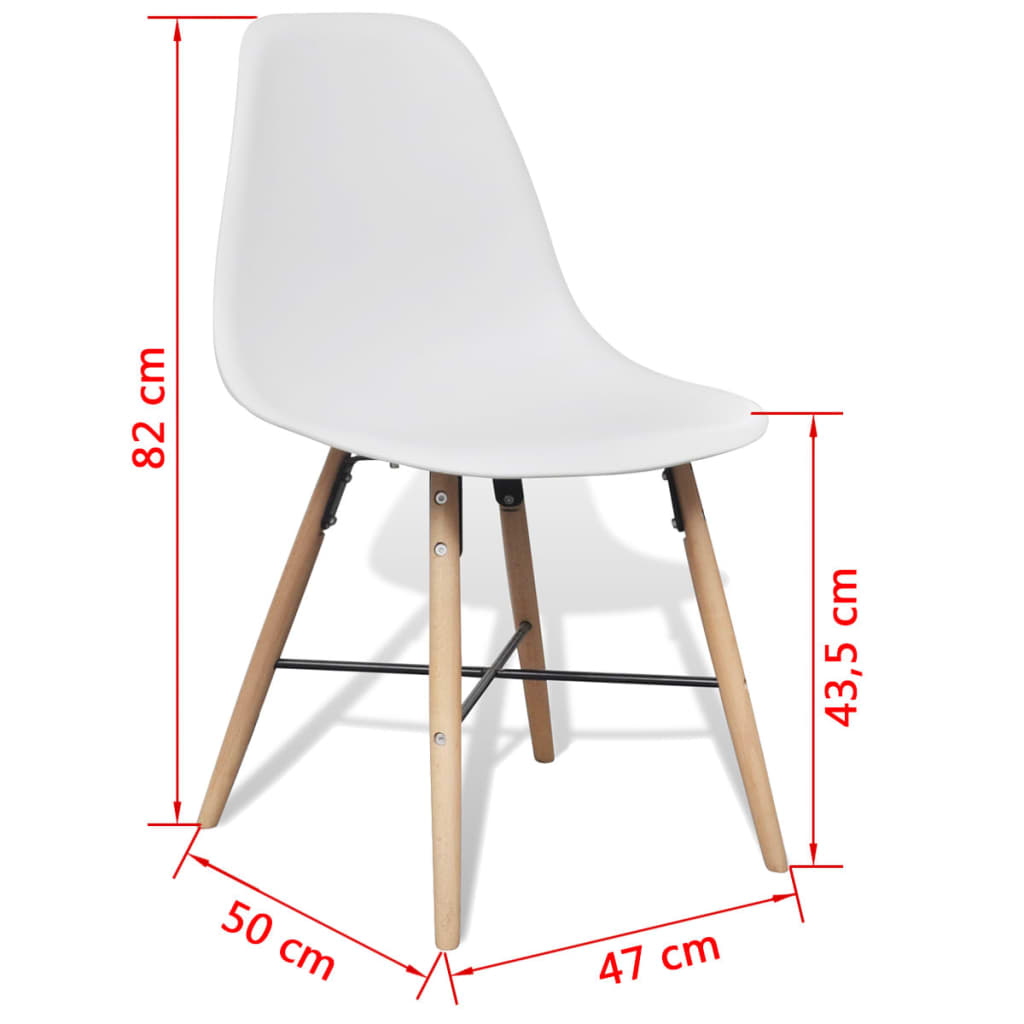 Komplet za ručanje-1 okrugli stol s 2 stolice bez ručnih naslona