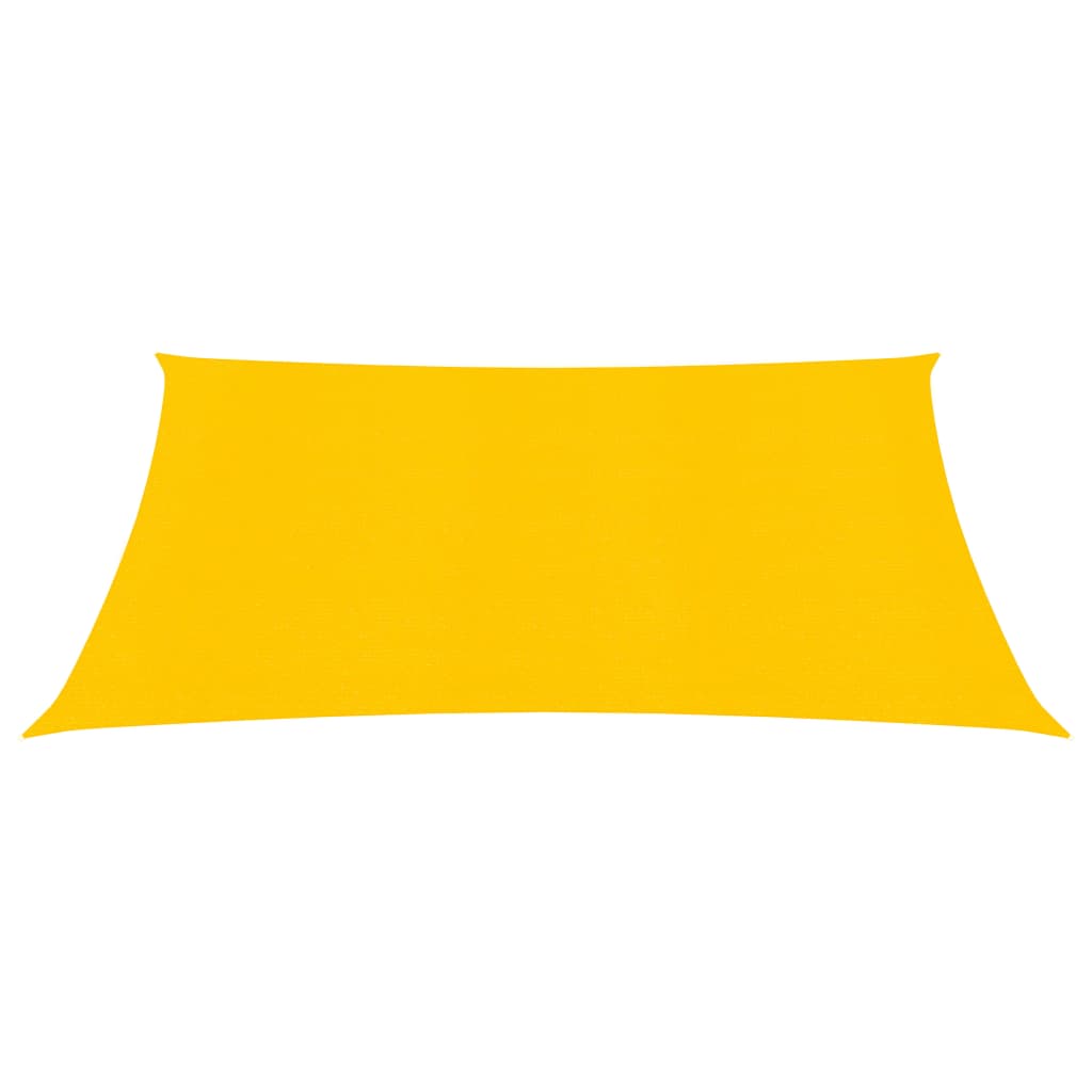 vidaXL Jedro za zaštitu od sunca 160 g/m² žuto 3,6 x 3,6 m HDPE