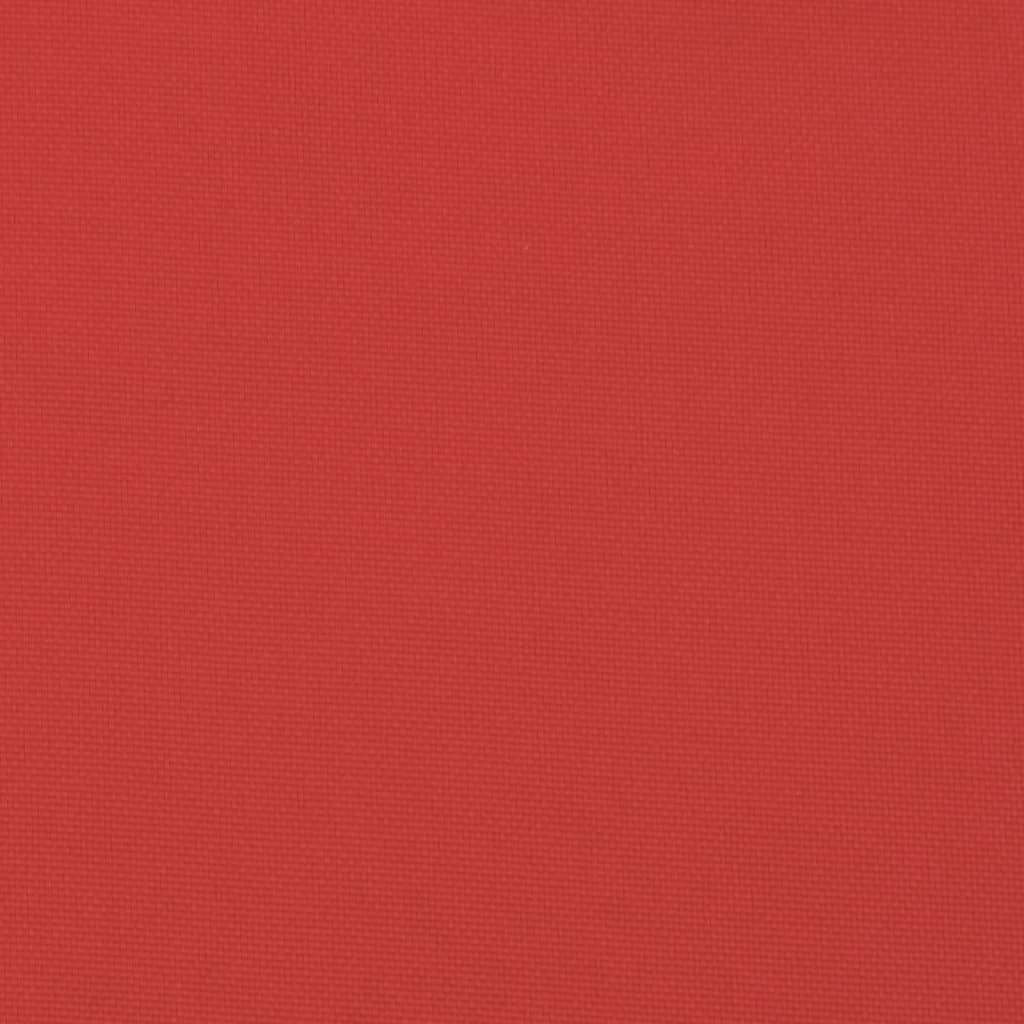 vidaXL Jastuk za palete crveni 120 x 80 x 12 cm od tkanine