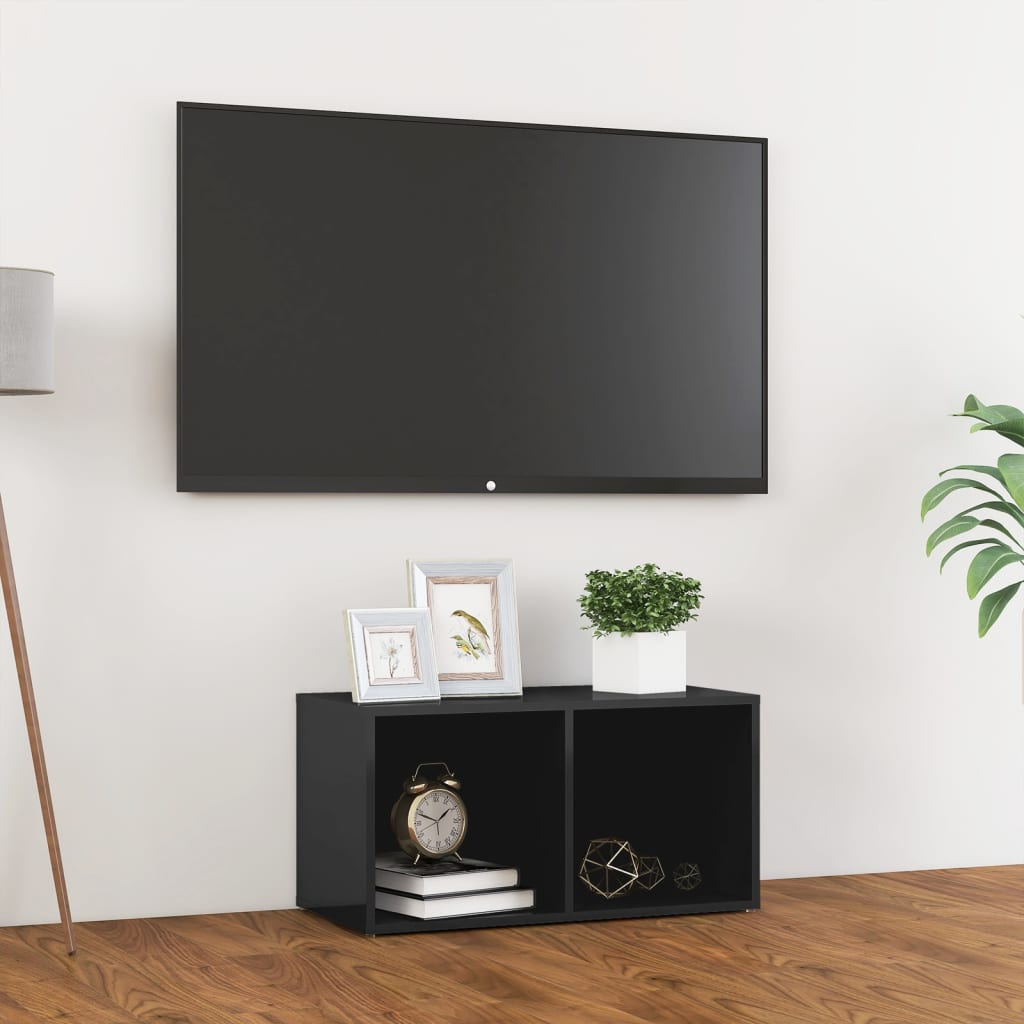 vidaXL TV ormarić sjajni sivi 72 x 35 x 36,5 cm od konstruiranog drva