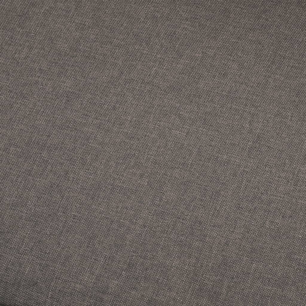 vidaXL Dvosjed od tkanine smeđe-sivi