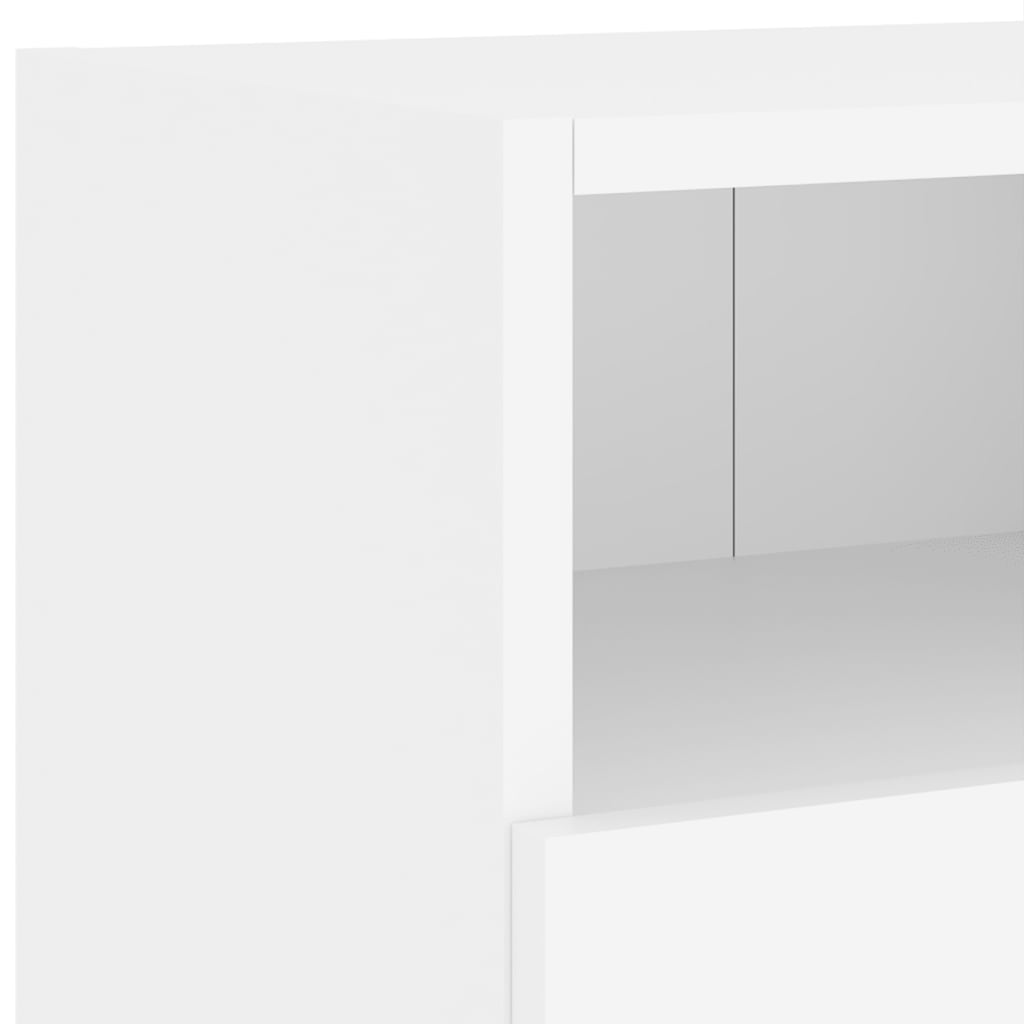 vidaXL 5-dijelni zidni TV elementi bijeli od konstruiranog drva