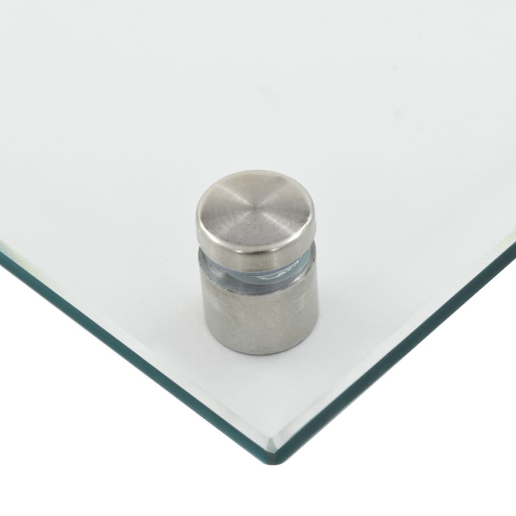 vidaXL Kuhinjska zaštita od prskanja prozirna 90x50 cm kaljeno staklo
