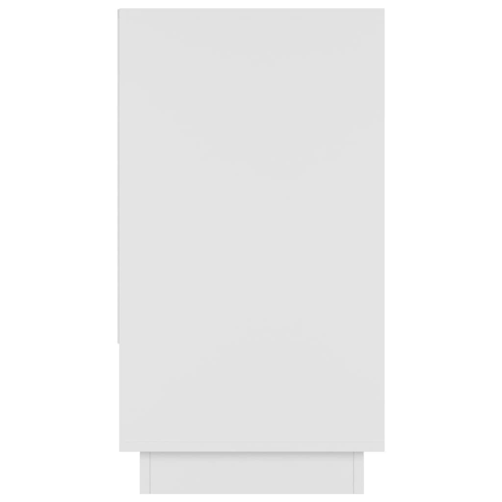 vidaXL Komoda visoki sjaj bijela 70 x 41 x 75 cm od iverice