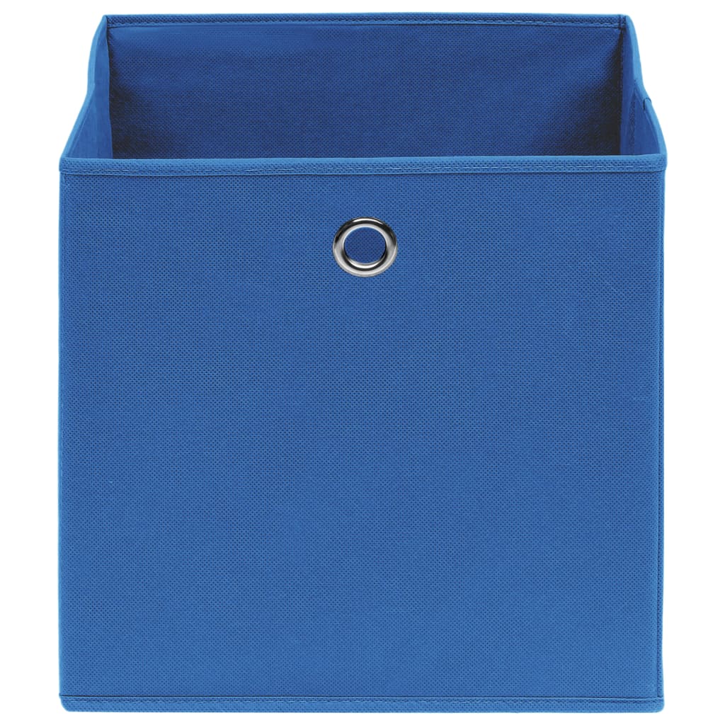 vidaXL Kutije za pohranu od netkane tkanine 10 kom 28x28x28 cm plave