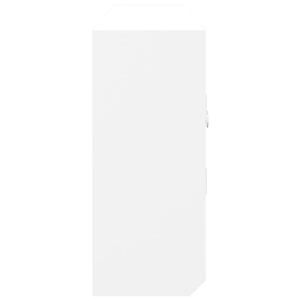 vidaXL Ormarić za ključeve bijeli 40 x 8,5 x 20 cm od drva i čelika