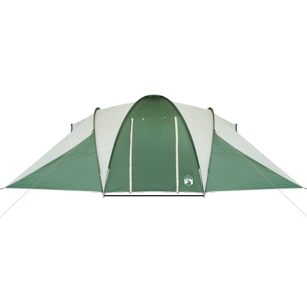 vidaXL Šator za kampiranje za 6 osoba zeleni vodootporni