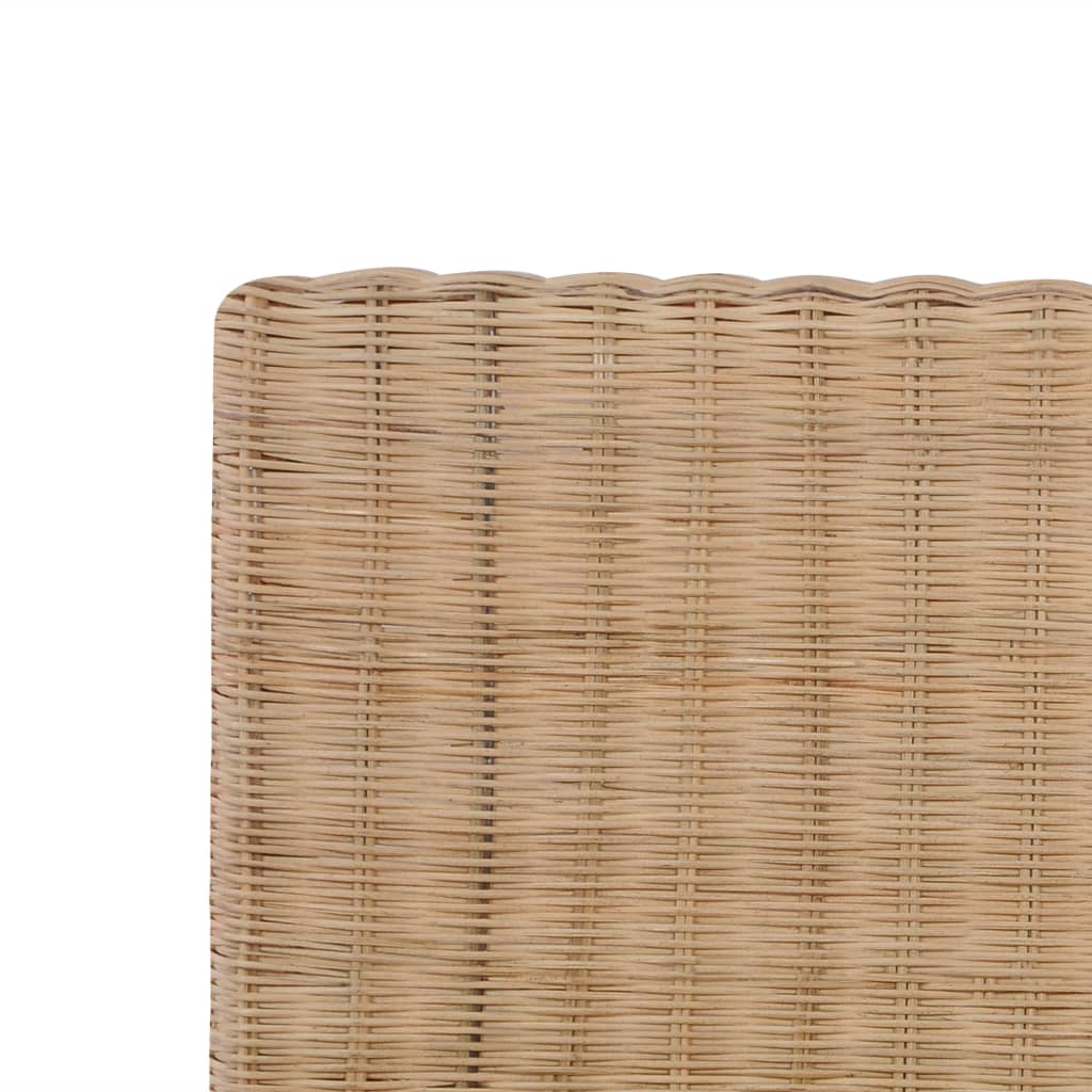 vidaXL Ručno tkani okvir za krevet od pravog ratana 140 x 200 cm