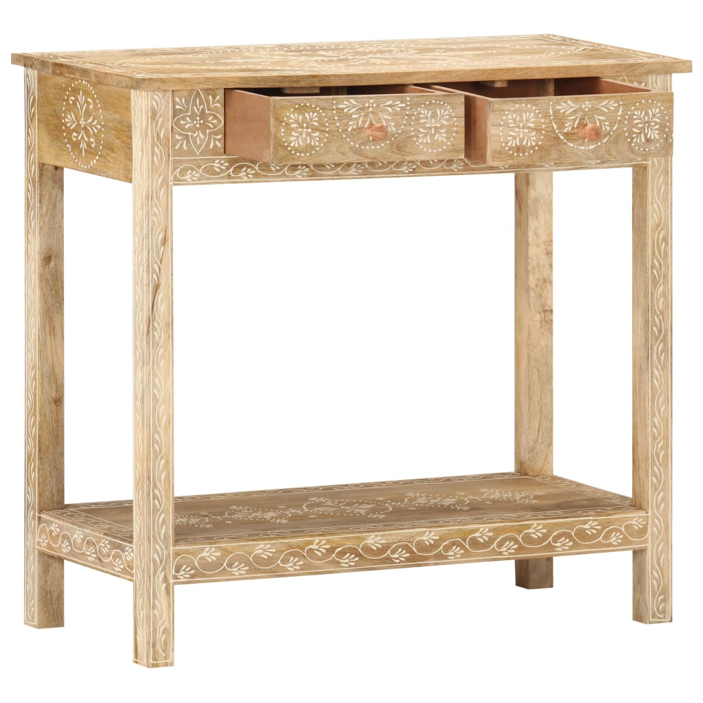 vidaXL Konzolni stol 80 x 35 x 74 cm od masivnog drva manga