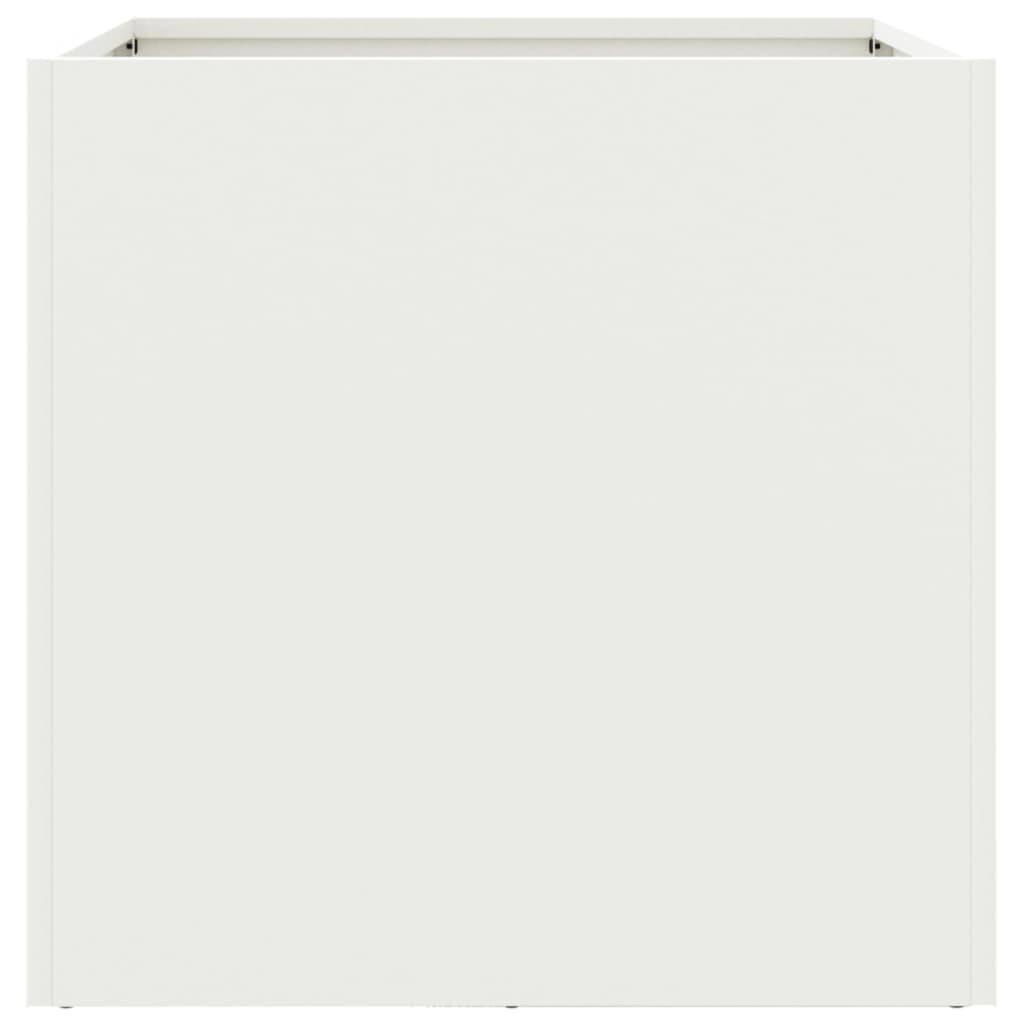 vidaXL Sadilica bijela 42 x 40 x 39 cm od hladno valjanog čelika