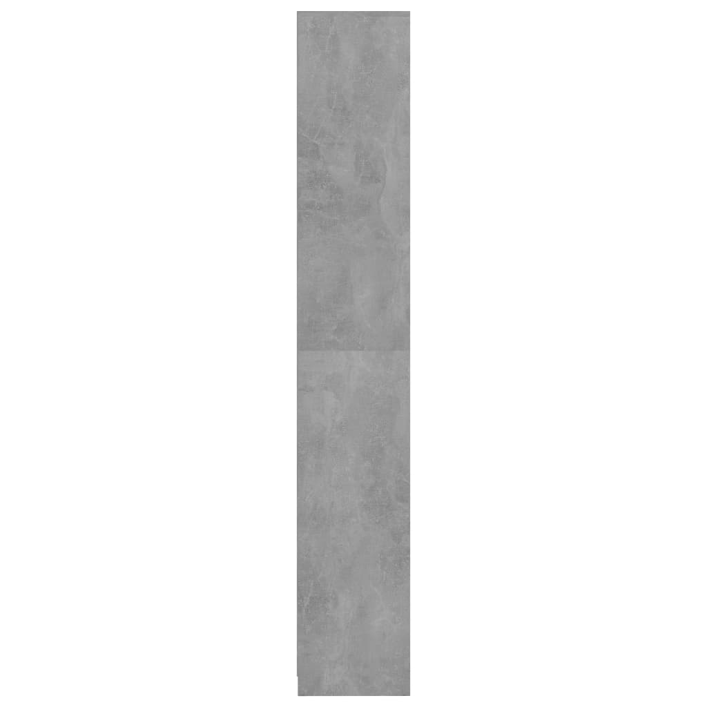 vidaXL Kupaonski ormarić boja betona 30x30x183,5 cm konstruirano drvo