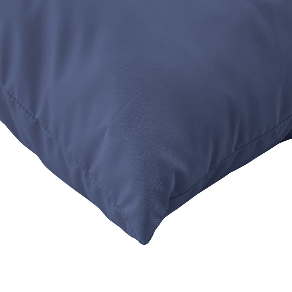 vidaXL Set jastuka za palete modri 60 x 38 x 13 cm od tkanine