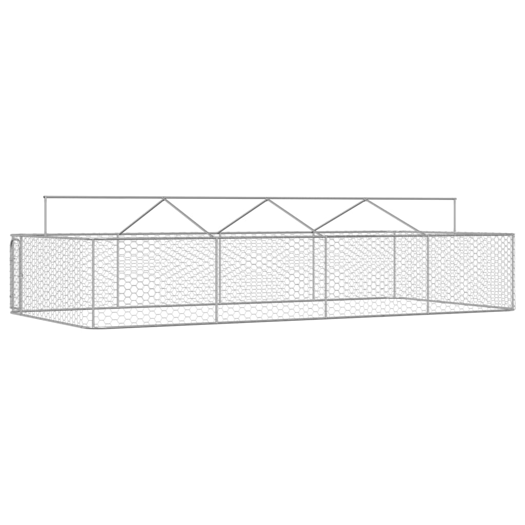 vidaXL Vanjski kavez za pse s krovom 600 x 300 x 150 cm