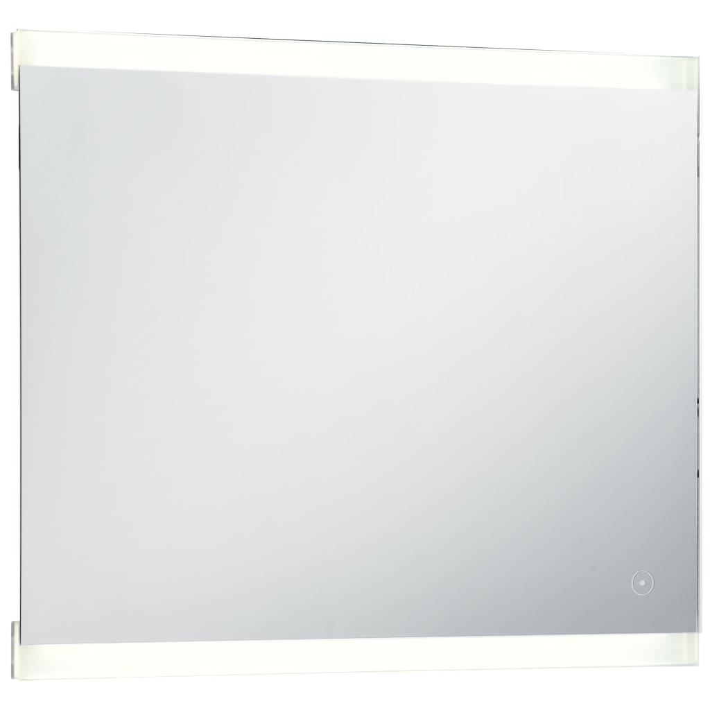 vidaXL Kupaonsko LED zidno ogledalo sa senzorom na dodir 60 x 50 cm