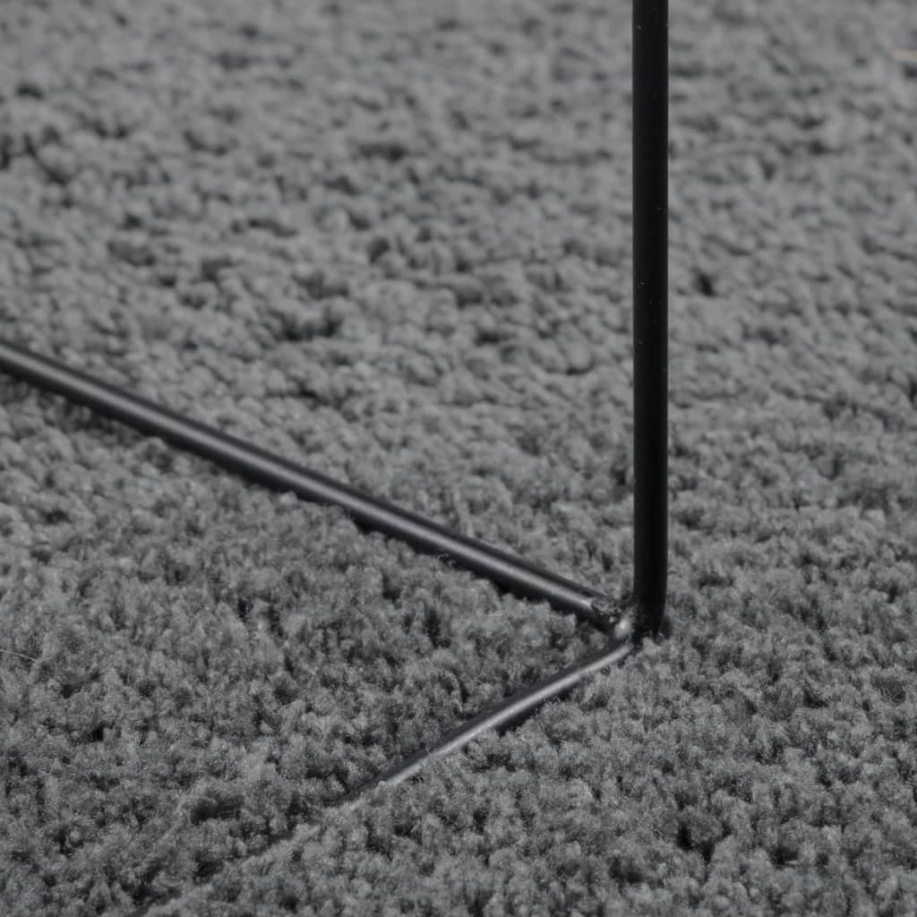 vidaXL Tepih OVIEDO kratkih vlakana antracit 300 x 400 cm