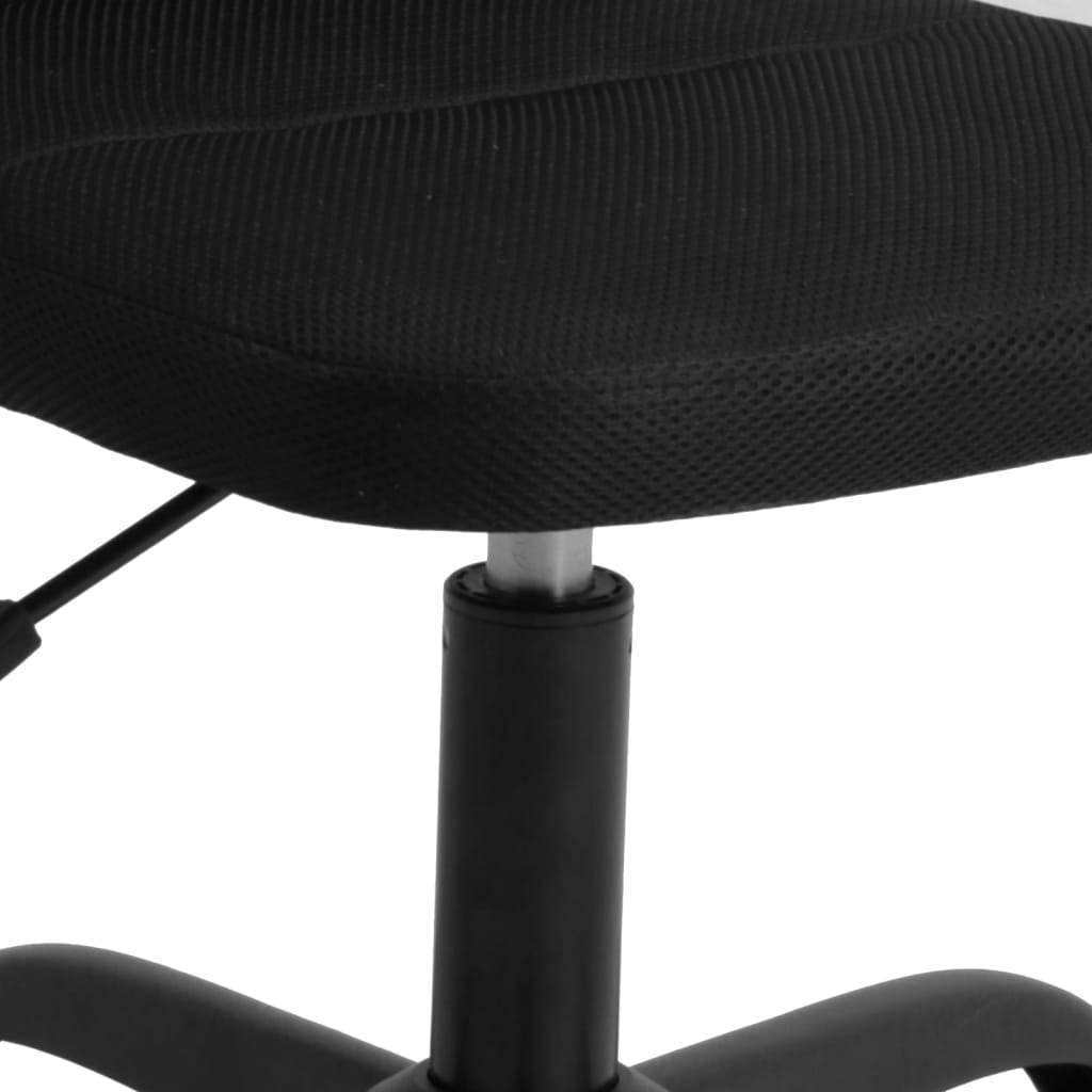 vidaXL Uredska stolica crna od mrežaste tkanine