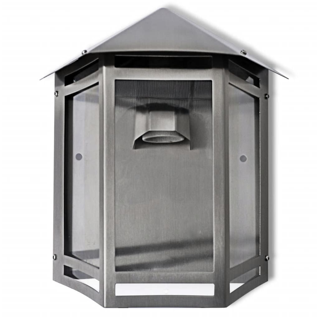 Zidna lampa *u obliku kućice *od nehrđajućeg čelika
