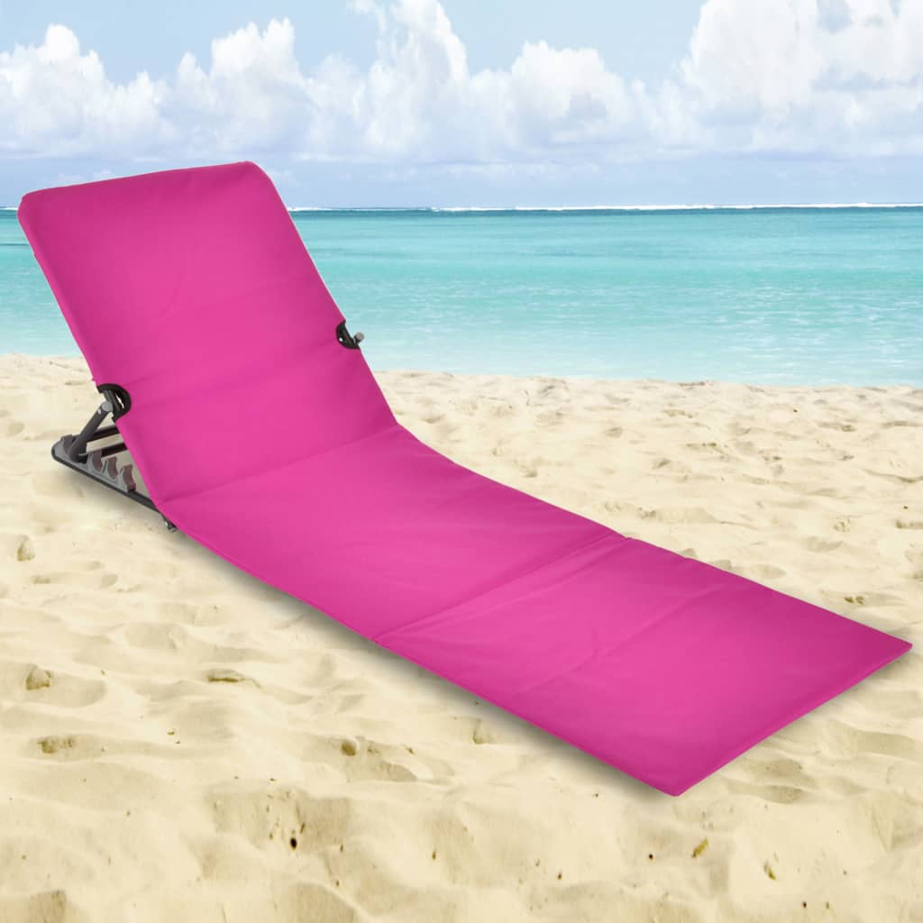 HI sklopiva prostirka za plažu od PVC-a ružičasta