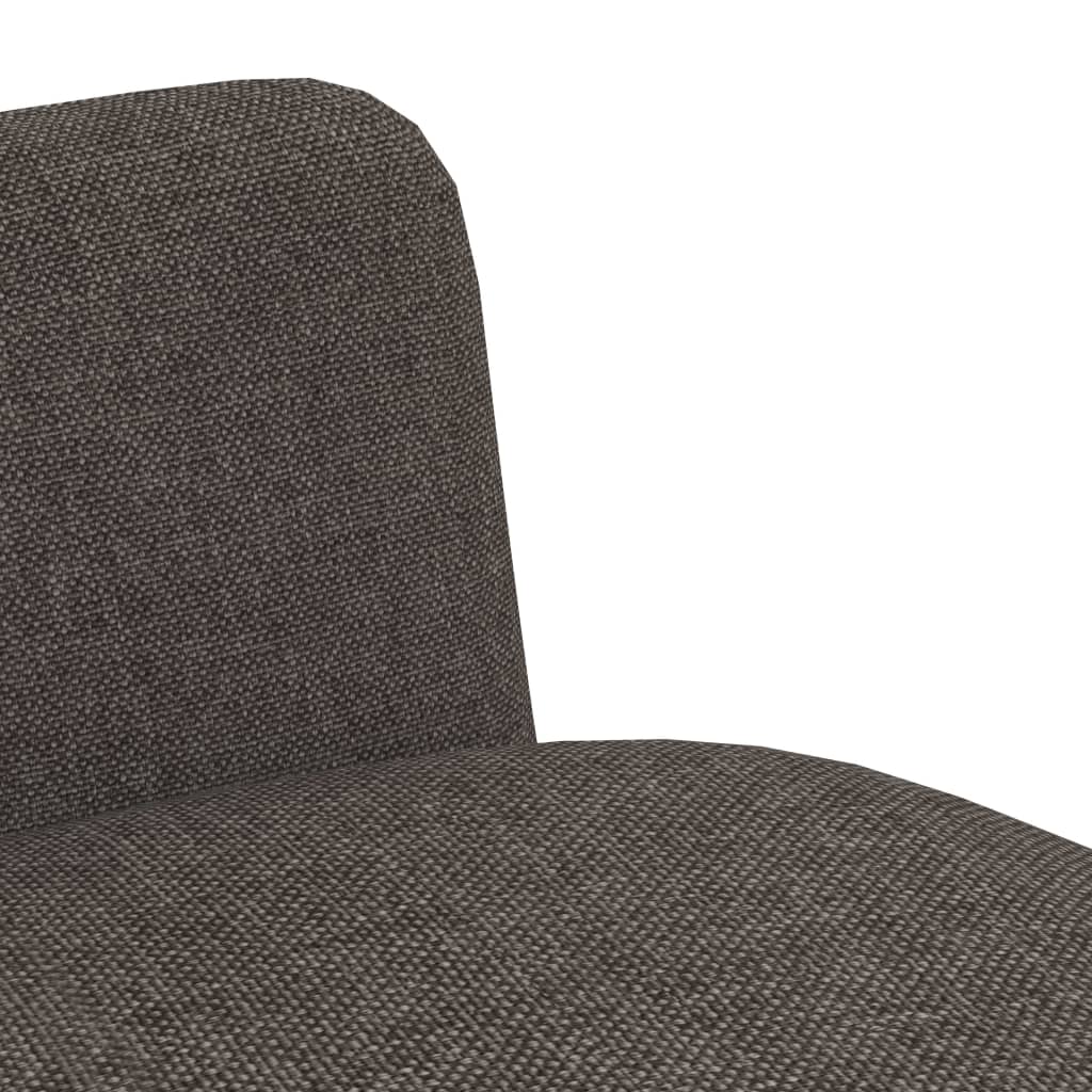 vidaXL Blagovaonske stolice od tkanine 4 kom smeđe-sive