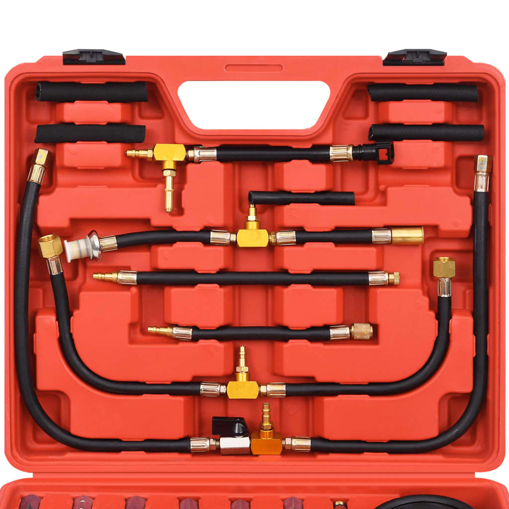 vidaXL Set za ispitivanje tlaka ubrizgavanja goriva 0,03 - 8 bar