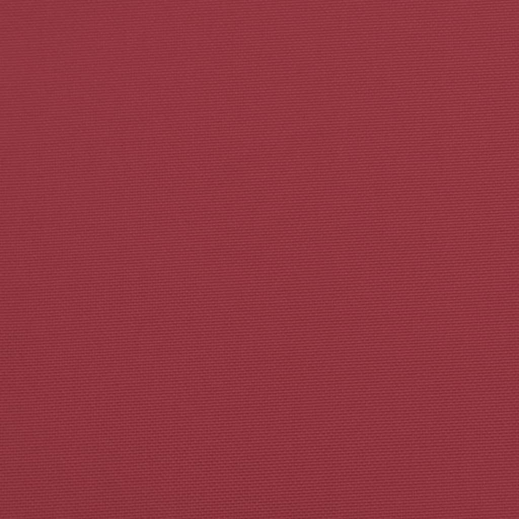 vidaXL Jastuk za palete 60 x 60 x 12 cm boja vina od tkanine