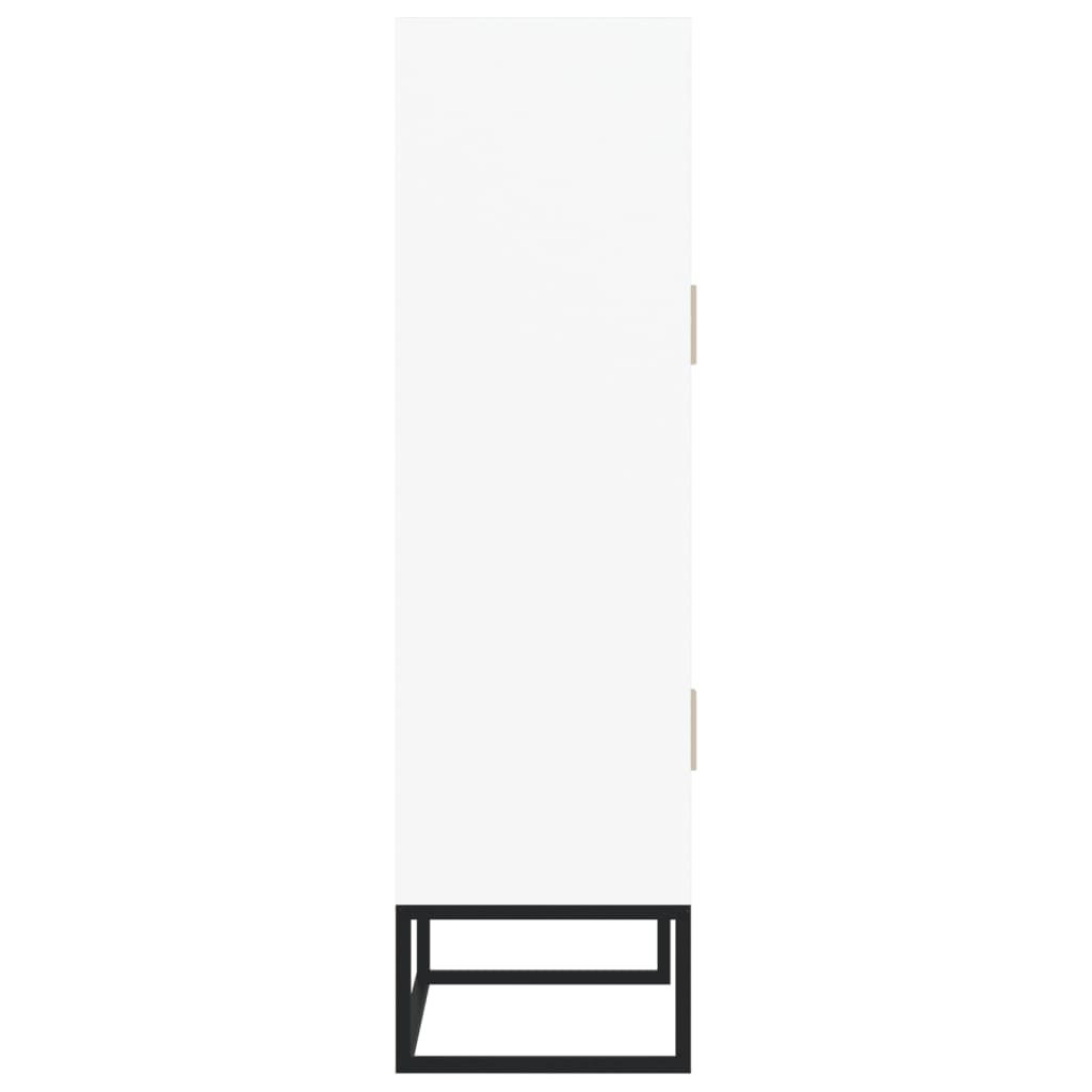 vidaXL Visoka komoda bijela 70 x 35 x 125 cm od konstruiranog drva