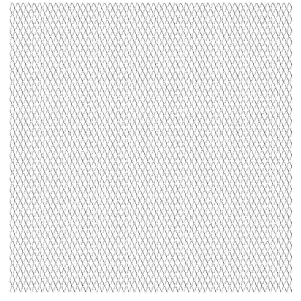 vidaXL Vrtna mrežasta ograda od nehrđajućeg čelika 100x85 cm 30x17x2,5 mm