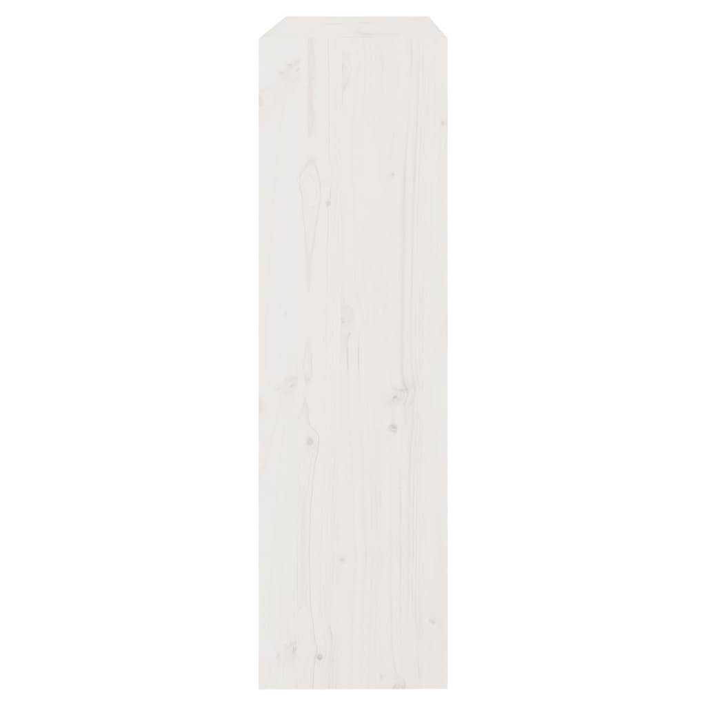 vidaXL Ormarić za knjige / pregrada bijeli 80 x 30 x 103,5 cm borovina