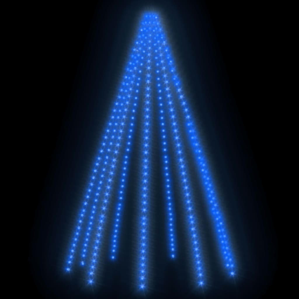 vidaXL Mrežasta svjetla za božićno drvce 400 LED žarulja plava 400 cm