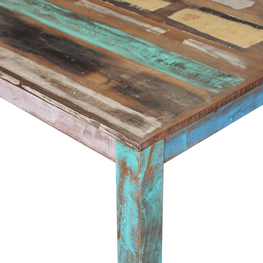vidaXL Blagovaonski stol od masivnog obnovljenog drva 80 x 82 x 76 cm