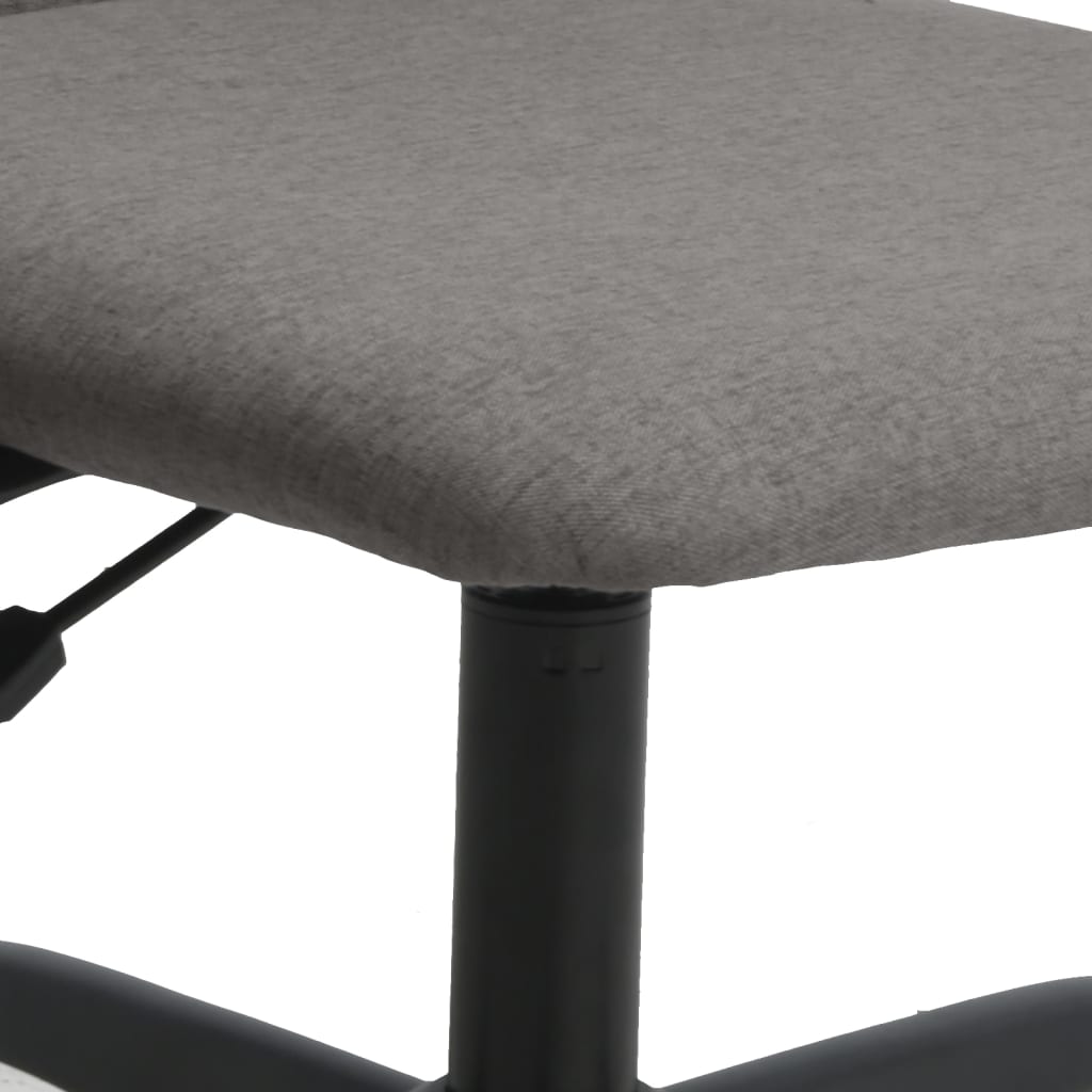 vidaXL Uredska stolica podesive visine tamnosiva od tkanine