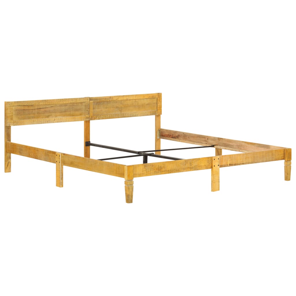 vidaXL Okvir za krevet od masivnog drva manga 200 cm