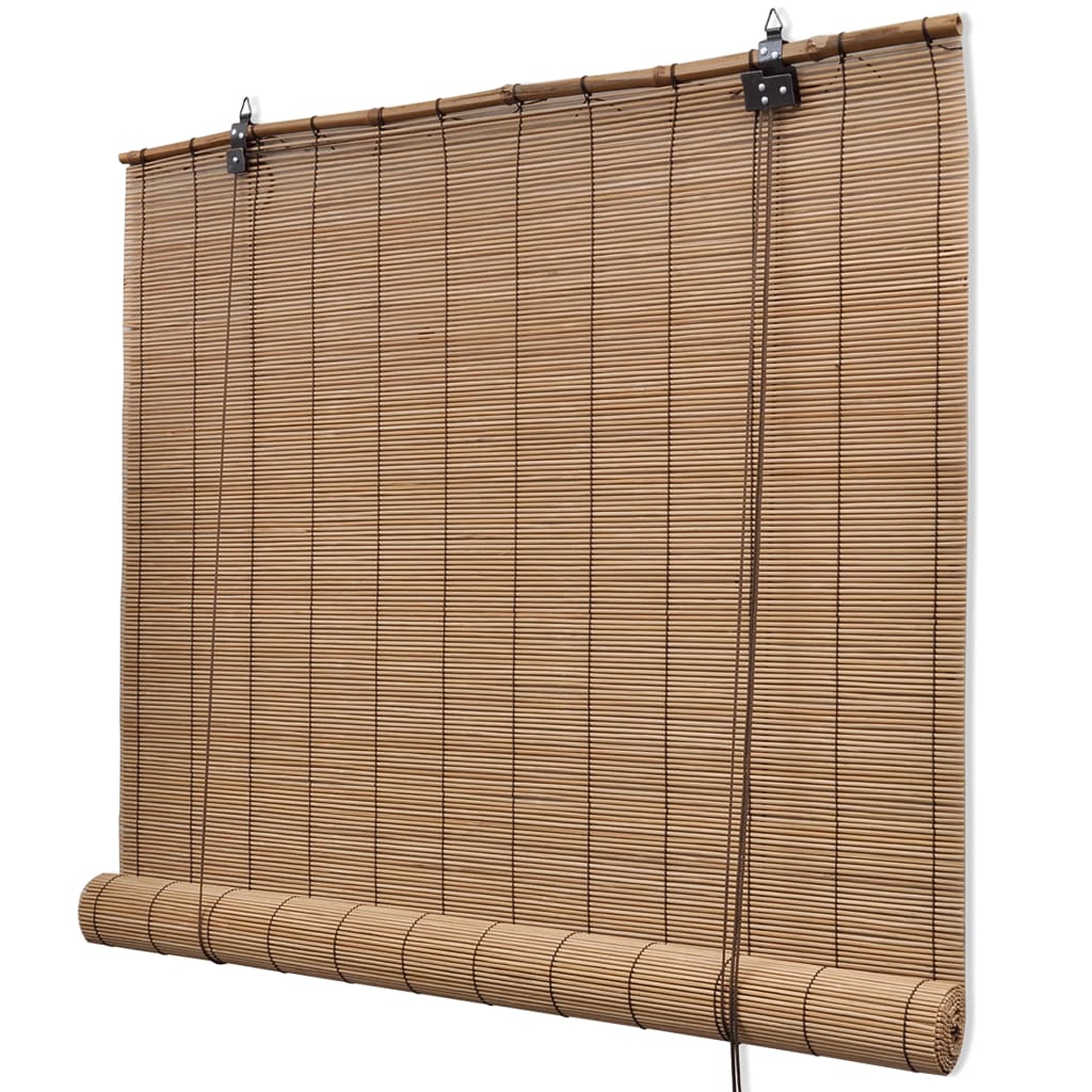 Smeđe rolete od bambusa 150 x 220 cm