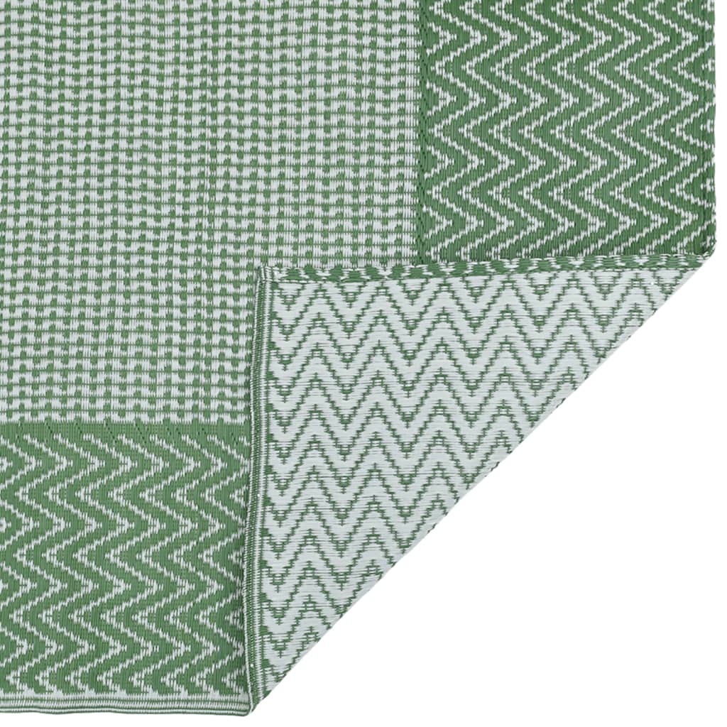 vidaXL Vanjski tepih zeleni 190 x 290 cm PP