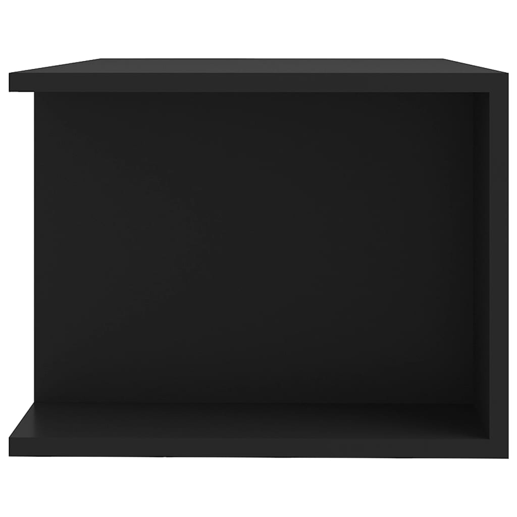 vidaXL TV ormarić s LED svjetlima crni 90 x 39 x 30 cm