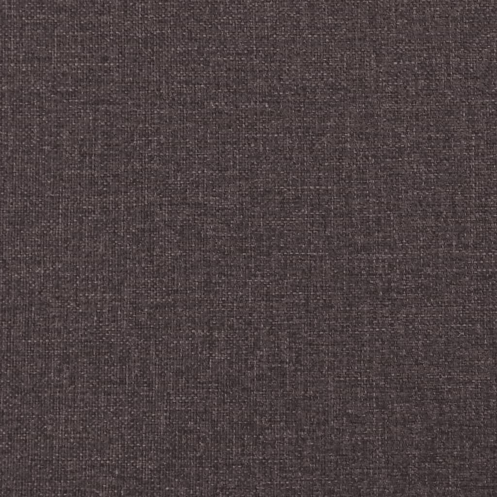 vidaXL Fotelja Chesterfield tamnosmeđa od tkanine