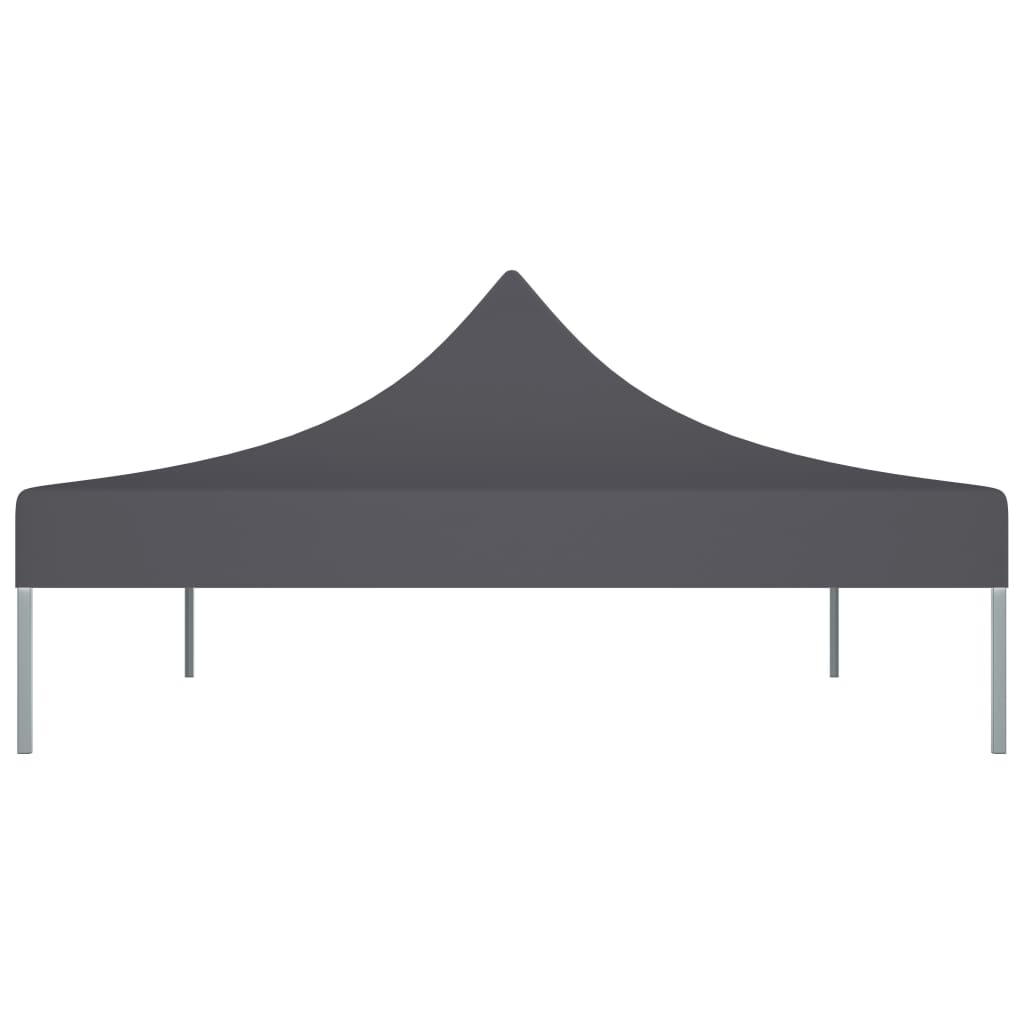 vidaXL Krov za šator za zabave 4 x 3 m antracit 270 g/m²