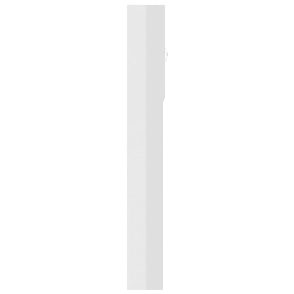 vidaXL Ormarić za perilicu rublja visoki sjaj bijeli 64x25,5x190 cm