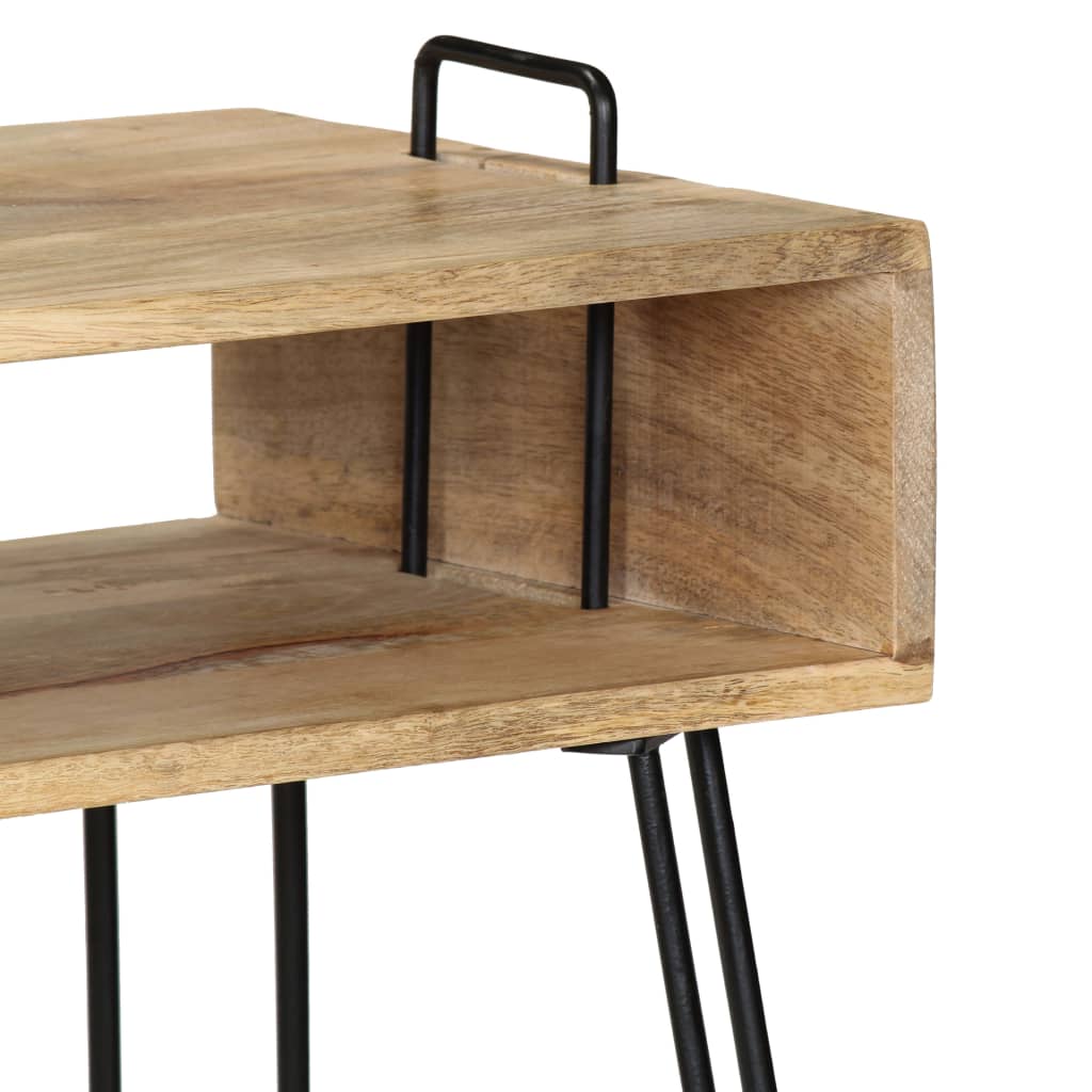 vidaXL Konzolni stol od masivnog drva manga 115 x 35 x 76 cm
