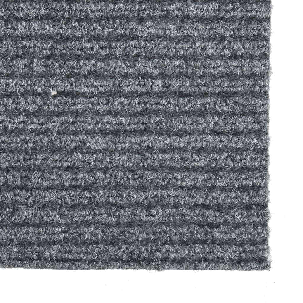 vidaXL Dugi tepih za hvatanje nečistoće 100 x 400 cm sivi