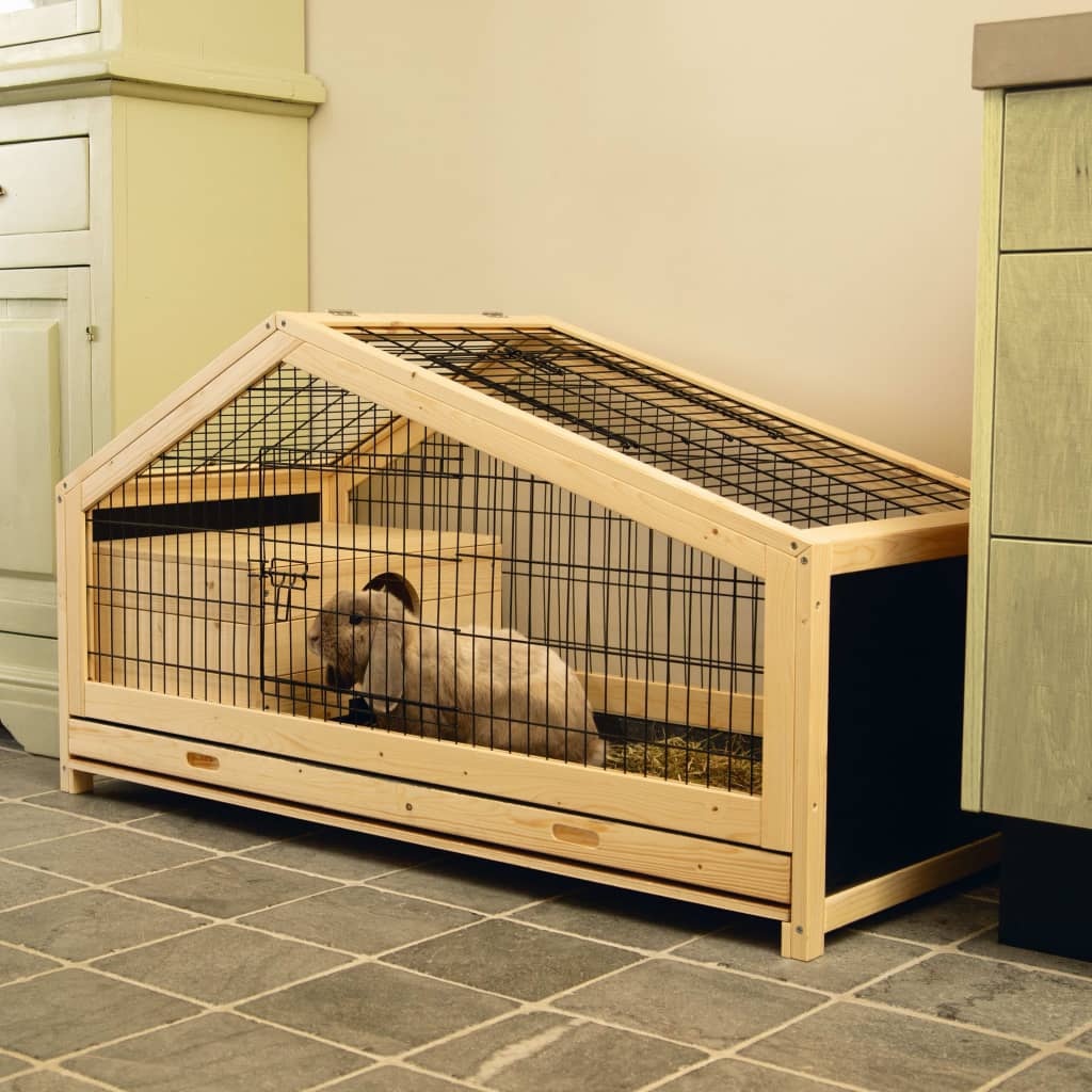 Beeztees unutarnji kavez za zečeve Mex drveni 116 x 54 x 65,4 cm
